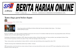 Guru garis depan (ggd) pengemban amanah bangsa, pencerdas kehidupan bangsa dan pencetak generasi emas indonesia. Portal Rasmi Suruhanjaya Perkhidmatan Pendidikan Berita Harian Online Temu Duga Guru Bulan Depan