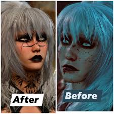 Is the after face better than the before face?
