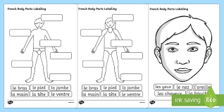 With 377 body parts worksheets, you are sure to find something that matches the level of your students. French Body Parts Labeling Worksheet Teaching Body Parts Twinkl