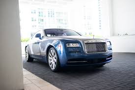 Who has never wanted to taste the pleasure of the famous brand with the winged figure? 2018 Rolls Royce Wraith Blue Silver Mvp Miami Exotic Rentals