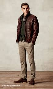 Home Banana Republic Leather Jacket Men Brown Leather Jacket Men Cool Jackets For Men