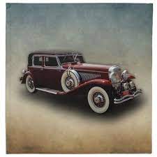 Duesenberg Duesy Model J Classic Car Napkin Classic Cars Veteran Car Ford Classic Cars