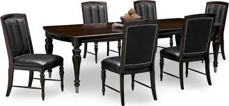 Shop our selection of dining room furniture, and put together your own dining room sets! Esquire Dining Table And 6 Dining Chairs American Signature Furniture Dining Chairs Dining Room Sets Dining Table
