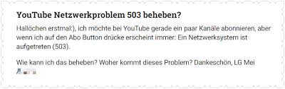 It always occurs with the reminder of 503 server error: 4 Tipps Youtube Netzwerkproblem 503 Beheben So Geht S
