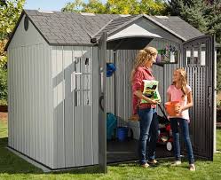 Lifetime 10x8 Outdoor Storage Shed Kit W Vertical Siding 60243 Shed Outdoor Storage Sheds Vertical Siding