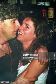 SANDRA GREGORY WITH DAVE ROLLINSON, THE LANDLORD OF THE NAVIGATION... News  Photo