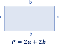 Las respuestas más comunes son El Perimetro De Un Cuadrado De Lados A Y B Es P 2a 2b Calcular El Area Formula Perimetro Area De Un Cuadrado