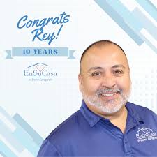 June is blooming with celebration at En Su Casa! Join us in giving a big  🎉CONGRATS🎉 to the following team members for hitting new milestones this  month... ⭐️ Rey Aguirre, 10 years -