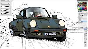️get my new pencil pack for procreate here: Pau How To Draw A Porsche 911 Turbo 930 Youtube