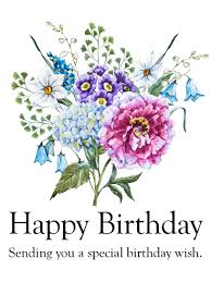 Sending You A Special Birthday Wish Birthday Flower Card Some People Don T Want Spark Send Birthday Card Happy Birthday Wishes Cards Special Birthday Wishes