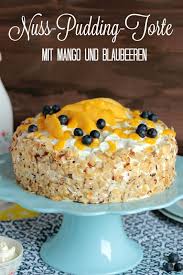 Nuss Pudding Torte Mit Mango Glutenfrei Kuchen Und Torten Rezepte Kuchen Und Torten Und Pudding Torten