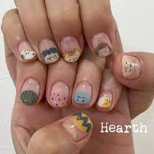 mayuka 46 まゆかちゃんネイル 半顔ひょっこり どの子もかわいいけど ルーシーの怒り顔がお気に入り 今回もありがとう スヌーピーネイル 手描きネイル 痛ネイル ネイルアート 手描きアート ジェルネイル スヌーピー pean ネイル ネイルの