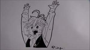 See more of the seven deadly sins: Speed Drawing Dessin Meliodas Seven Deadly Sins Youtube
