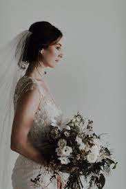 Intimate Urban Wedding At Houston Rental Studio Junebug Weddings Urban Wedding Bridal Portraits Bridal Hair And Makeup