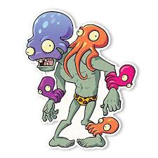 Plants Vs Zombies 2 Wall Decal Octopus Zombie 2925 In X 36 In Check Out The Image By Visiting The Link Note It Is Aff Plants Vs Zombies Plant Zombie Zombie