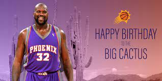I always think about you with fond. Phoenix Suns On Twitter Happy Birthday Shaq