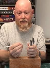 Painting Miniatures With Tremors: Terrainosaur Tutorial
