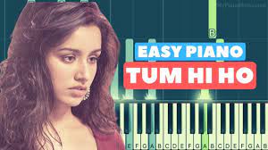 Tum Hi Ho Piano Tutorial For Beginners Easy Letter Notes Chords Aashiqui 2 Slow Youtube