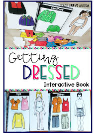 Getting Dressed Printable Digital Bundle Interactive Book Special Education Curriculum Special Education Activities