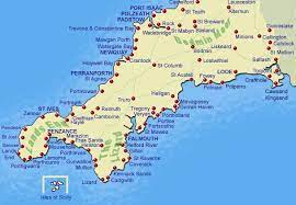 With this easy to print map, you can see local districts of cornwall and its many towns and villages. Image Map Of Cornwall Cornwall Map Cornwall Beaches Cornwall