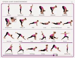 Portable Yoga Workout Yoga Poses Chart Basic Yoga Poses Yoga Routine