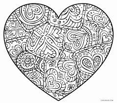 This collection includes mandalas, florals, and more. Free Printable Heart Coloring Pages For Kids