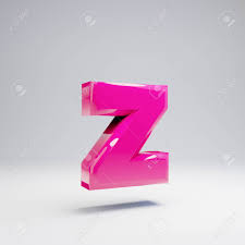 To explore more similar hd image on pngitem. Volumetric Glossy Pink Lowercase Letter Z Isolated On White Background 3d Rendered Alphabet Modern Font For Banner Poster Cover Logo Design Template Element Stock Photo Picture And Royalty Free Image Image 120795886