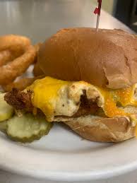 Crabby chicken sandwich...