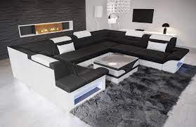 35.576 angebote zu sofa u form im sofas preisvergleich. Wohnlandschaft Brianza In Stoff Als U Form Modernes Stoffsofa