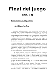 El jugador que se salte algunas de las normas debe ceder su turno al siguiente jugador. Cuentos De Cortazar Final Del Juego Apuntes De Idioma Espanol Docsity
