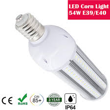 54w Led Corn Light Bulb E39 E40 Medium Screw Base 3600 Lumens 200 Watt Equivalent Metal Halide Replacement For Indoor Outdoor Large Area Lighting Street And Area Light Hid Hps