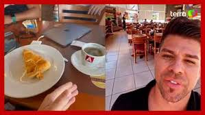 Cliente ameaçado por dono de padaria em Barueri diz que placas proibindo  eletrônicos foram retiradas