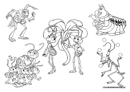 Free, printable educational activities for preschool, kindergarten and grade school children. A Bug S Life Coloring Pages
