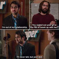 Dinesh, is that really you underneath that muscle? I M Out Of My Relationship Dineshchugtai Bertramgilfoyle Siliconvalley Thebloodboy Humo Silicon Valley Quote Silicon Valley Hbo Silicon Valley Tv Show