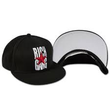 Rich Gang Logo Snap Back Hat In Black Snap Backs Hats Hip Hop Swag