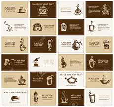 Diseñador de tarjetas de presentación gratuito y fácil de usar. Diseno De Tarjetas De Presentacion Para Empresa De Cafe Ilustraciones Vectoriales Clip Art Vectorizado Libre De Derechos Image 10724029