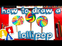 Free download 53 best quality art for kids hub drawing at getdrawings. How To Draw A Giant Rainbow Lollipop Youtube Art For Kids Hub Rainbow Lollipops Drawings
