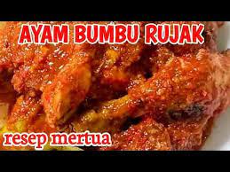 Resep Dan Cara Membuat Ayam Bumbu Rujak Yang Mudah Dan Enak Menu Idul Adha Youtube In 2021 Resep Resep Ayam Resep Makanan
