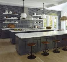 Get inspired with the 41 best kitchen tile these glossy electric blue tiles are beautifully dramatic against the utilitarian kitchen fittings. How To Style Blue Kitchen Cabinets In 2020 On Roomhints Com