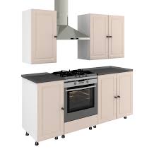 Un grand choix de produits aux meilleurs prix. Cuisine Oxford Ivoire Mat L 180 Cm Avec Meuble Haut Et Bas Leroy Merlin