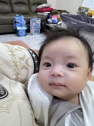 会看镜头的小宝宝……❤️ #1m14d #babygirl