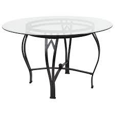 This circa 1950s set is in wonderful vintage condition. Flash Furniture Carlisle 48 Round Glass Dining Table With Black Metal Frame Tables Kitchen Dining Room Furniture Rayvoltbike Com
