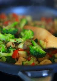 I served our stir fry with whole grain brown rice and stuck to a 2/3 cup portion. Low Carb Vegetable Stir Fry I Hacked Diabetes Main Dishes