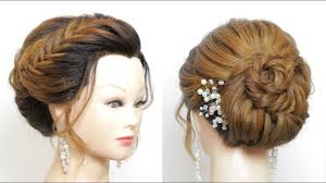 Combing through all the different wedding hairstyles for long hair. Braided Bridal Hairstyle For Long Hair Wedding Prom Updos Youtube