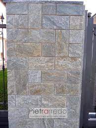 Rivestimenti in pietra,lavori di rivestimento pietre artigianato locale della lavorazione delle pietre pietra pietre da esterno per rivestimento pietre per esterni muri pavimentazione in pietra. Rivestimento In Pietra Spaccatello In Pietra Luserna 15cm X 31cm 50 Offerta