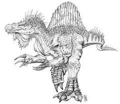 10 coloring page spinosaurus coloriage dinosaure dessin renne adultes