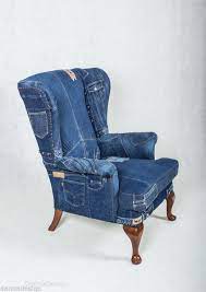 Our furniture, home decor and accessories collections feature denim chair in quality materials and classic styles. Denim Jeans Wingback Armchair Parker Knoll Sofa Chair Patchwork Furniture Patchwork Furniture Patchwork Chair Furniture Upholstery