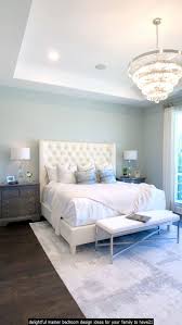40 Delightful Master Bedroom Design Ideas For Your Family To Have Blue Bedroom Walls Bedroom Decor Master For Couples Master Bedrooms Decor