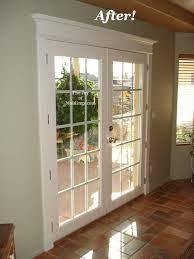 Verona home design interior doors are an intricate part of home design, and adding or upgrading the doors in your home can increase your home's value. Before After Moldings For Patio Double Doors The Joy Of Moldings Com Home Home Remodeling Remodel Bedroom