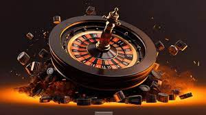 đồng Xu Sòng Bạc Nền Màu Cam Kết Xuất 3d Của Một Bánh Xe Roulette đen Với  Những đồng Tiền Vàng đang Bay | Nền JPG Tải xuống miễn phí - Pikbest